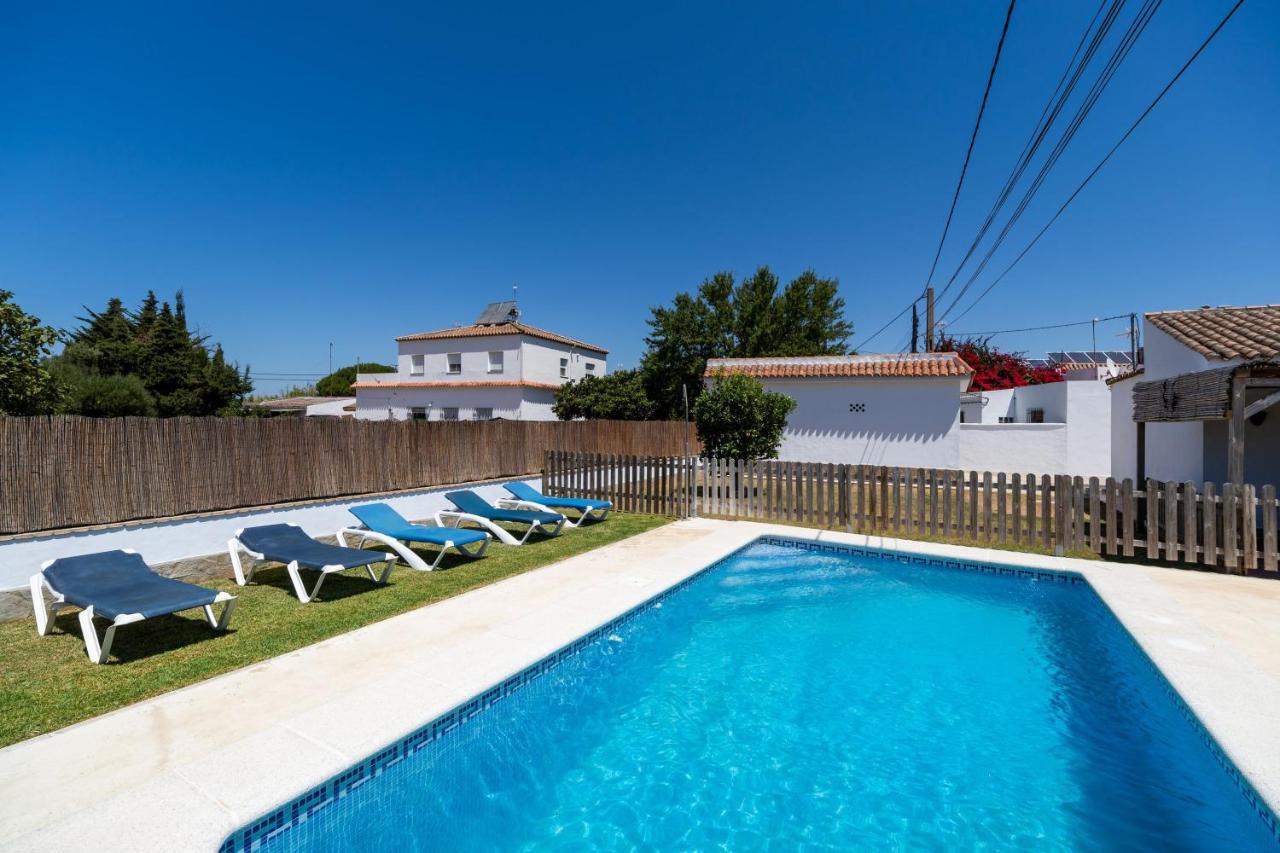 Casa Carlos Con Piscina Privada En Conil Коніль-де-ла-Фронтера Екстер'єр фото