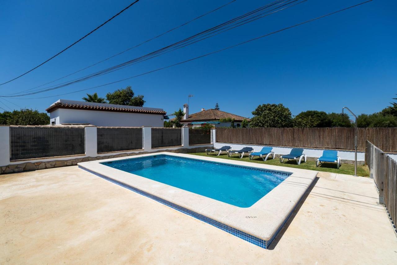 Casa Carlos Con Piscina Privada En Conil Коніль-де-ла-Фронтера Екстер'єр фото